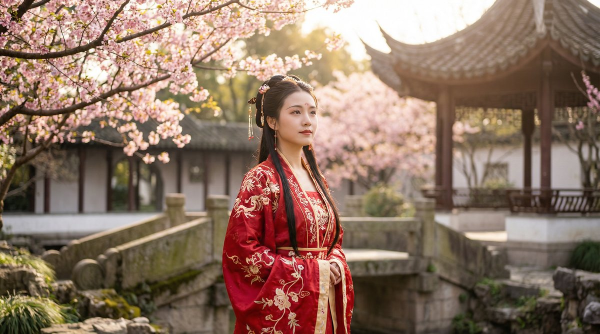 精神小妹古风汉服视频