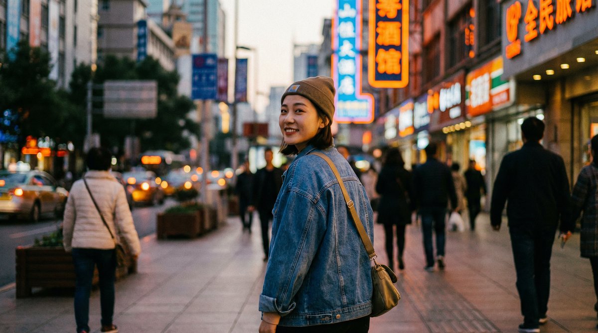 精神小妹城市街拍写真视频